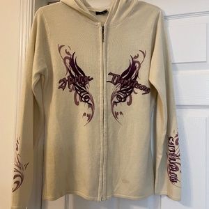 Harley Davidson zipped sweater